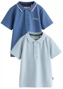 Ted Baker Poloshirt royalblau/pastellblau/weiß