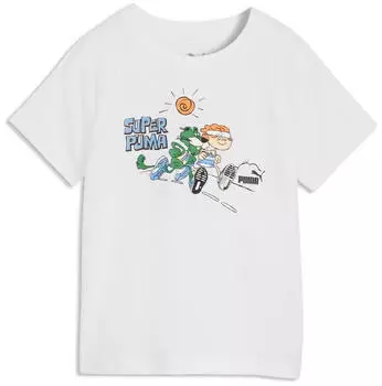 Puma Super Tee PS Kids T-Shirt (64981848) mischfarben/weiß