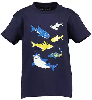 Blue Seven T-Shirt Basic-Passform (13760366) ultramarin