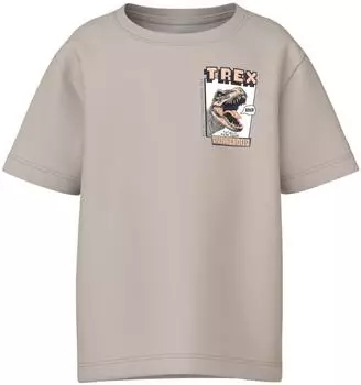 Name It NMMVELIX SS NREG TOP Kurzarm Regular Fit (13241580) chateau gray