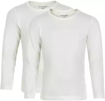 Minymo Basic 35 Langarm T-Shirt (3935) wei&szlig;