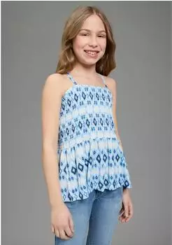 KangaROOS Smoke Top (76662839) hellblau gemustert