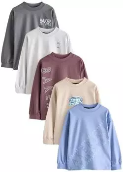 Ted Baker Long Sleeve T-Shirt hellblau/grau/stein/hellgrau/burgund