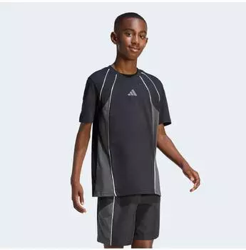 Adidas Colour Block T-Shirt (41000753) schwarz/grey six/wei&szlig;