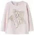 Name It Frozen Langarmoberteil hellbeige/gold/pastellpink/weiß