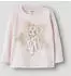 Name It Frozen Langarmoberteil hellbeige/gold/pastellpink/weiß
