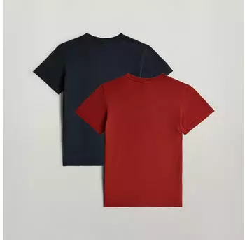 G-Star T-Shirt Regular 2PK light antic red