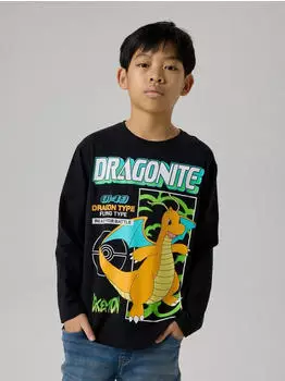 Name It NKMSYX Pokemon LS NREG TOP BOX NOOS SKY Langarmshirt Regular Fit (13260042) gelb/gr&uuml;n/schwarz/wei&szlig;