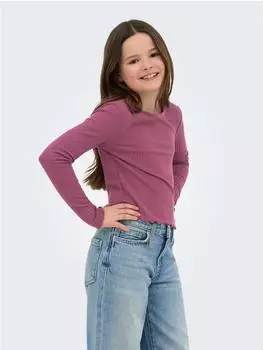 Only KOGNELLA L/S O-Neck Top JRS Langarmshirt (28691202) grape nectar