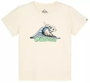 Quiksilver Ev Palm Horizon T-Shirt (EQKZT03595-WBS0) bone white