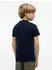 Tommy Hilfiger Outline Flag Logo Jersey T-Shirt (KB0KB10590) dark blue