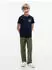 Tommy Hilfiger Outline Flag Logo Jersey T-Shirt (KB0KB10590) dark blue