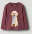 Name It NMFVOTEA LS NREG TOP Langarmshirt wild ginger print:scarf dog/hellblau/braun/weinrot/schwarz