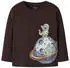 Name It NMMVICTOR LS NREG TOP Langarmshirt Regular Fit (91136902) chocolate plum print:space dino