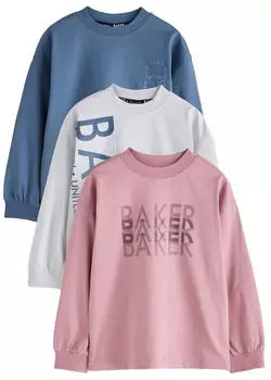 Ted Baker Long Sleeve T-Shirt blue/grey/pink