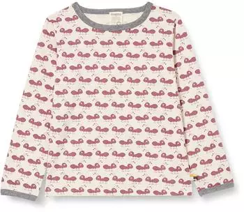 loud + proud Langarmshirt mit Ameisen Print, GOTS Zertifiziert (2077) beere