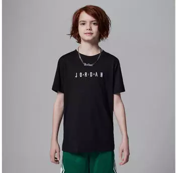 Nike Jordan Embroidered Logo T-Shirt (95D634) schwarz