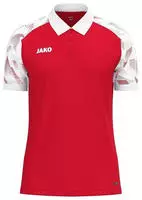 Jako 6326-105-K, Jako Polo Sonic Kinder - rot/wei&szlig; - 140