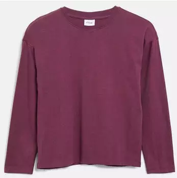 s.Oliver Langarmshirt mit Print im Boxy Fit (2183764) bordeaux/rot