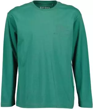 Blue Seven Longsleeve mit Print "High Speed" hellblau/smaragd/tanne