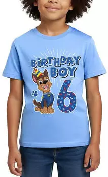 spreadshirt Paw Patrol Kinder Premium Bio T-Shirt (D303109022P724) himmelblau