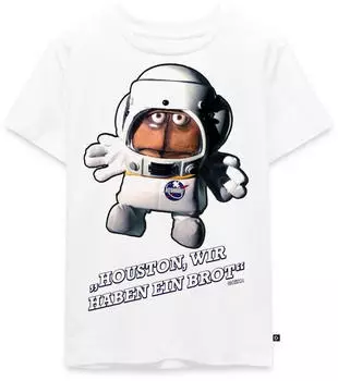 spreadshirt Bernd Das Brot Houston Wir haben Ein Brot Spruch Kinder Premium T-Shirt (D178589112P814) naturweiß