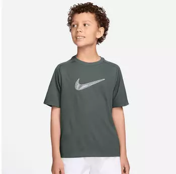 Nike NK DF MULTI SS TOP HBR Kurzarm T-Shirt (IF2430) camo green/white