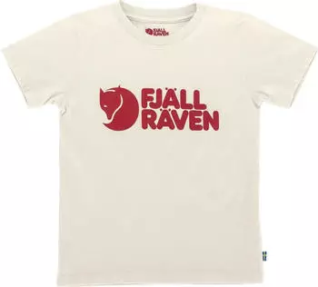 Fjällräven Logo T-Shirt kurzarm chalk white (Junior) (F80538-113)