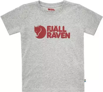 Fjällräven Logo T-Shirt kurzarm grey melange (Junior) (F80538-020-999)