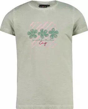CMP Slub Jersey T-Shirt kurzarm pistacchio (Junior) (31T8445-F406)