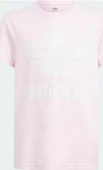 adidas Trefoil T-Shirt kurzarm clear pink (Junior) (IN8446)