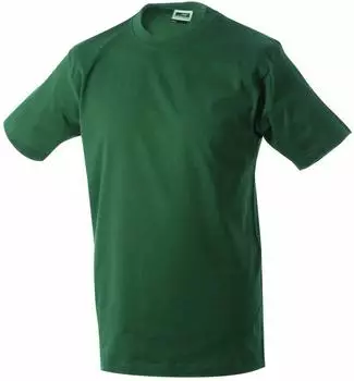 James & Nicholson Rundhals T-Shirt kurzarm dark green (Junior) (JN019-69866)