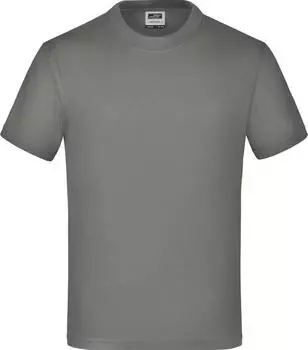 James & Nicholson Rundhals T-Shirt kurzarm dark grey (Junior) (JN019-69872)