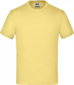 James & Nicholson Rundhals T-Shirt kurzarm light yellow (Junior) (JN019-69932)