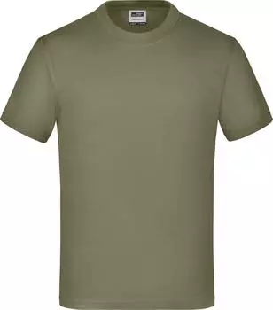 James & Nicholson Rundhals T-Shirt kurzarm olive (Junior) (JN019-69950)