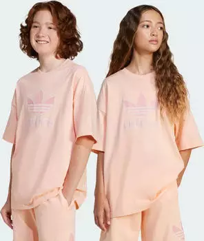 adidas Oversize Trefoil T-Shirt kurzarm haze coral (Junior) (JC9116)