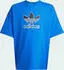 adidas Oversize Trefoil T-Shirt kurzarm blau (Junior) (JV8557)