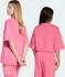 adidas Oversize Trefoil T-Shirt kurzarm pink fusion (Junior) (JV8559)