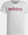adidas Essentials Linear Logo Cotton Slim Fit T-Shirt kurzarm white/semi lucid fuchsia (Junior) (IC3150)