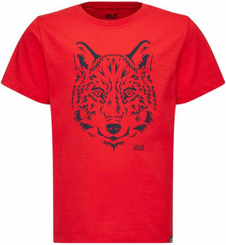 Jack Wolfskin Brand T-Shirt Kids (1607242) peak red
