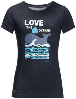 Jack Wolfskin Ocean T-Shirt Kids (1608232) night blue