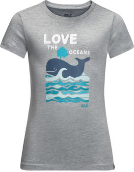 Jack Wolfskin Ocean T-Shirt Kids (1608232) slate grey