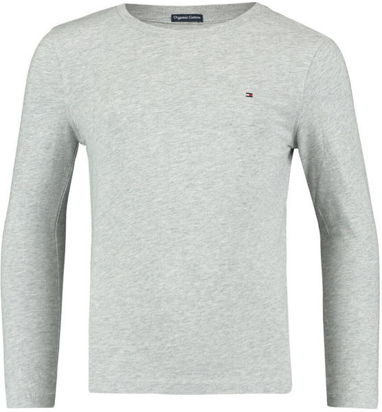 Tommy Hilfiger Long-Sleeve Organic Cotton T-Shirt (KB0KB04141) grey heather