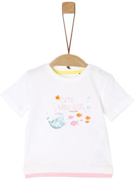 S.Oliver T-Shirt white/pink (32.6086-01G7)