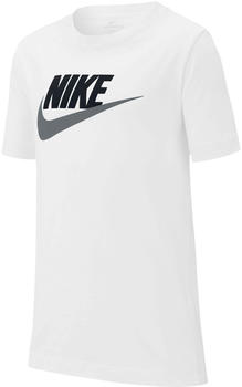 Nike Sportswear Older Kids' TShirt (AR5252) white/grey/black
