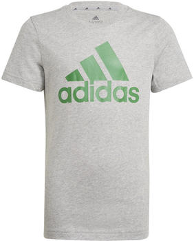 Adidas Essentials T-Shirt Kids medium grey heather/green
