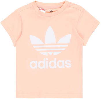 Adidas Kids' T-Shirt Adicolor Trefoil haze coral/white