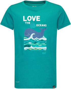 Jack Wolfskin Ocean T-Shirt Kids (1608232) green ocean