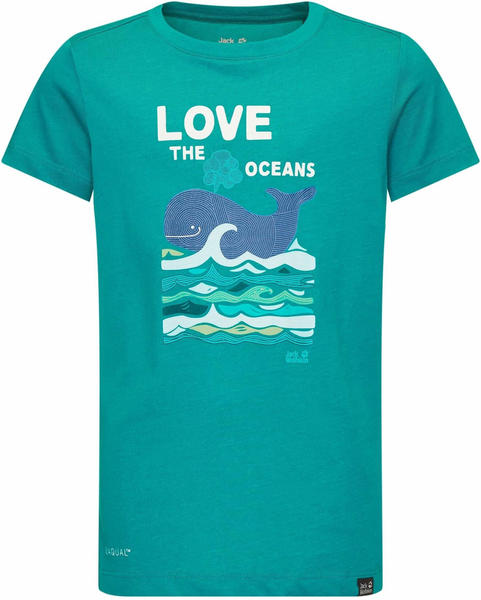 Jack Wolfskin Ocean T-Shirt Kids (1608232) green ocean