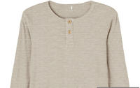 Name It Langarmshirt "NMMKAB LS TOP NOOS" Im Henley-Stil - mit kurzer...